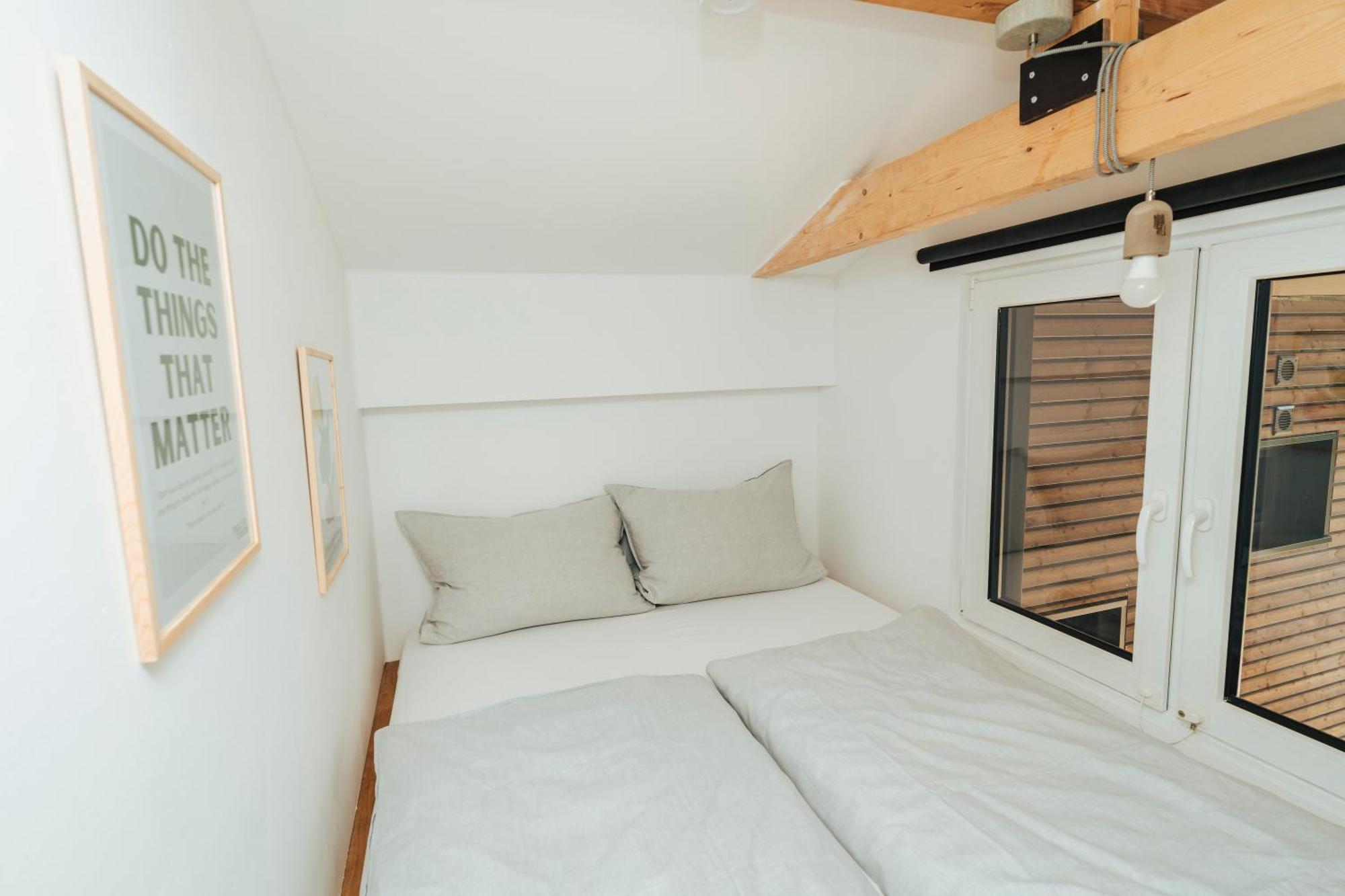 Modernes Tinyhouse Trailer Cabins Am Waldrand - Mit Seezugang Eging am See Zewnętrze zdjęcie