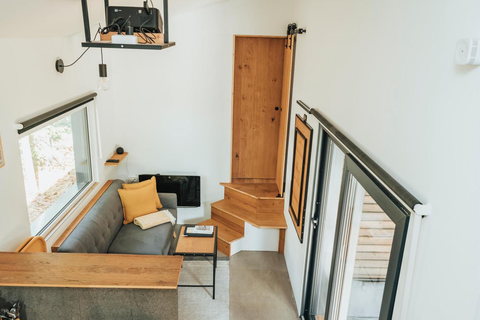 Modernes Tinyhouse Trailer Cabins Am Waldrand - Mit Seezugang Eging am See Zewnętrze zdjęcie