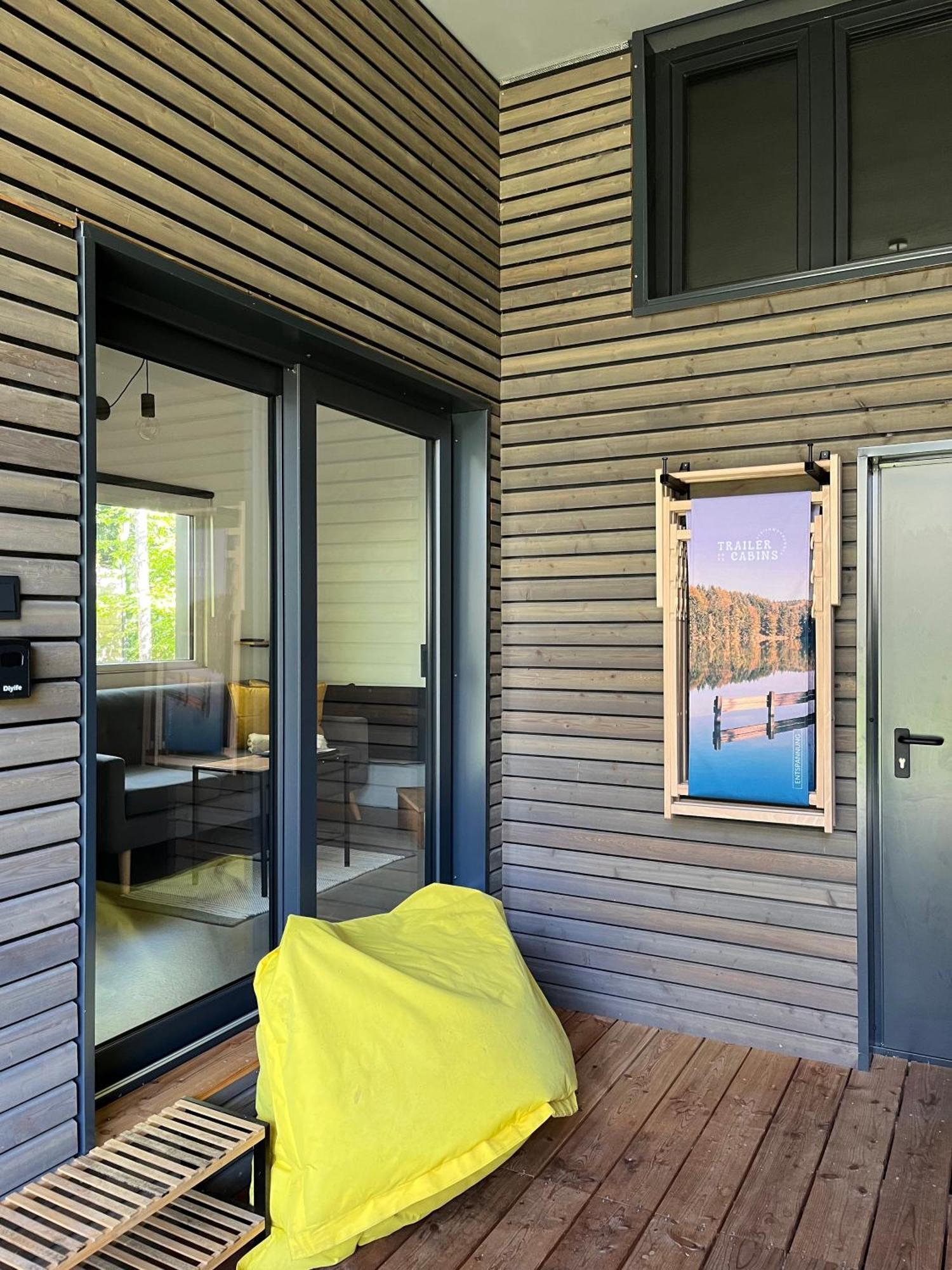 Modernes Tinyhouse Trailer Cabins Am Waldrand - Mit Seezugang Eging am See Zewnętrze zdjęcie